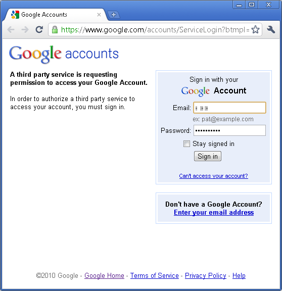 OAuth - Login
