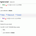 reply
