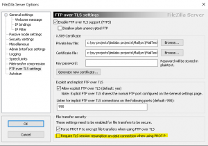 filezilla failed to create listen socket after ftp over tls filezilla failed to create listen socket after ftp over tls