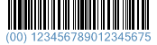 SSCC-18 barcode