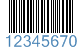 Interleaved 2 of 5 barcode